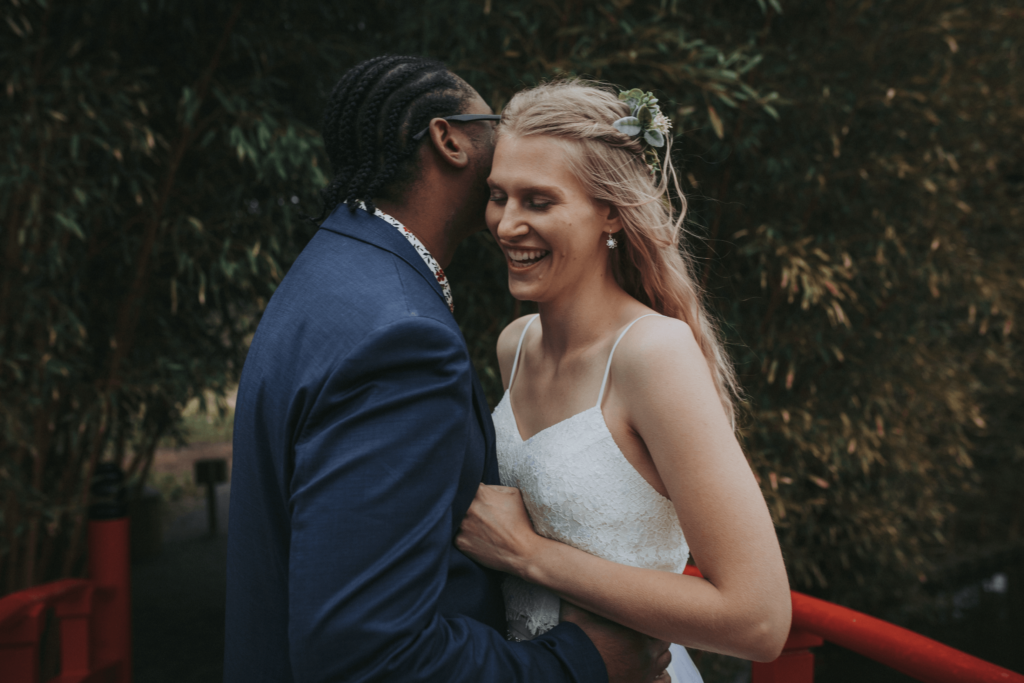 a couple embraces after their Colorado Elopement Wedding Ideas