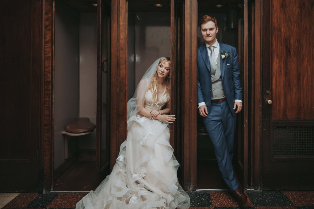 romantic weekend getaway at the Peabody Hotel after an elopement in Memphis, TN. Shot by Wandering Creative.